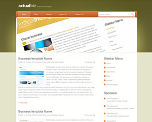 ActualBiz Website Template